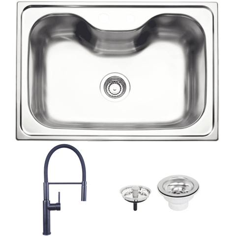 Kit Cuba Morgana Tramontina e Monocomando Black Levo