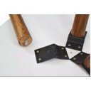 Ver imagem 7 de Mesa de Canto Tampo 50cm Cor Off White Vidro Pés 60cm