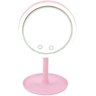 Espelho Luz Led Iluminador Mesa Maquiagem Portátil - Usb (rosa) - 3