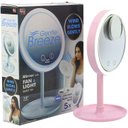Ver imagem 1 de Espelho Luz Led Iluminador Mesa Maquiagem Portátil - Usb (rosa)