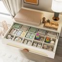 Ver imagem 5 de Cômoda para Quarto de Bebê 4 Gavetas Aurora Bege/Areia/Jequitibá