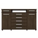 Ver imagem 5 de Conjunto Guarda-Roupa Casal com Espelho 3 Portas Residence e Cômoda London Espresso Móveis