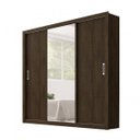 Ver imagem 2 de Conjunto Guarda-Roupa Casal com Espelho 3 Portas Residence e Cômoda London Espresso Móveis