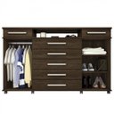 Ver imagem 7 de Conjunto Guarda-Roupa Casal com Espelho 3 Portas Residence e Cômoda London Espresso Móveis