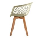 Ver imagem 4 de Kit 2 Cadeiras Web Fendi - Base Wood