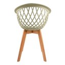 Ver imagem 3 de Kit 2 Cadeiras Web Fendi - Base Wood