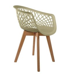 Kit 2 Cadeiras Web Fendi - Base Wood - 5