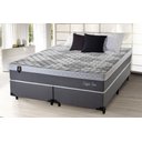 Ver imagem 1 de Conjunto Cama Box Queen Size Sheffield 158x198x65 c/ Molas Ensacadas