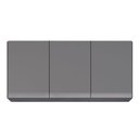 Ver mais imagens de Armário de Cozinha Modulado de Canto 7 Peças Cp19 Balcão sem Tampo Preto/cinza - Lumil Lumil Móveis