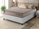 Ver imagem 1 de Conjunto Cama Box Espuma San Diego Bege Casal 138x188x67
