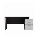 Ver imagem 5 de Escrivaninha Mesa Escritório Extensível 135cm 4 Gavetas Flex Multimóveis CR25324 