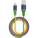 Ver imagem 1 de Cabo Micro Usb Rainbow para Recarga e Sincronização - Elg