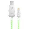 Cabo de Led Lightning Iluminado para Recarga e Sincronização Led810vd 1m Verde - Elg - 6