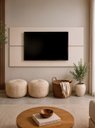 Ver imagem 1 de Painel para TV 180cm Retro MDF Branco Dallas - On Móveis