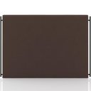 Ver imagem 5 de Cabeceira Cama Box Queen 160cm Estofada Goya P05 Veludo Marrom - Lyam Decor