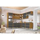 Ver imagem 6 de Paneleiro de Cozinha Baronesa c/ 1 Porta e 3 Gavetas (2 Fornos) Freijo/Off White - Nesher