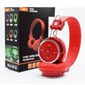 Fone Ouvido Rádio Estéreo FM Bluetooth MP3 Vermelho B-05 - 1