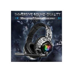 Fone Headset Gamer Onikuma K19 LED Camuflado Pc/Ps4/xbox - 6