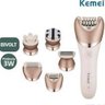 Kit Beleza Feminina Kemei 8001 Massageador Depilador 5 In 1 - 4