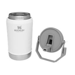 Garrafa Jug Térmico Flip Straw Stanley Água Polar 1,2 Litros:Branca - 4