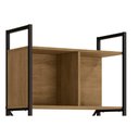 Ver imagem 5 de Estante Livreiro Solteiro Industrial Alta Li014 C/ 6 Nichos 72x202cm Canela/branco - Kappesberg
