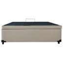 Ver imagem 1 de Cama Box Baú Casal Bege Padrão 138x188x34x20interno