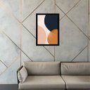 Ver imagem 2 de Quadro Decorativo Abstrato Tons Terrosos I