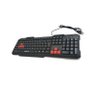 Teclado Gamer com 8 Teclas Destacadas para Jogos USB Bk-144M - 1