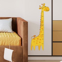 Régua de Crescimento Infantil Girafa Bebê Animais Quarto - 2