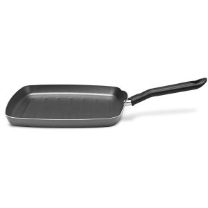 Grill Garlic 24 Cm Antiaderente Cinza Brinox 7000/373