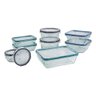 Snapware Pyrex Conjunto Armazenamento Alimentos Vidro-18 Peças - 1