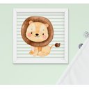 Ver imagem 2 de Quadro Bebê Menino Menina Safari Kit 4 Peças