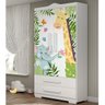 Guarda-Roupa Infantil Safari Bela Branco - 1