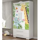 Ver imagem 1 de Guarda-Roupa Infantil Safari Bela Branco