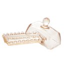 Ver imagem 5 de Mantegueira Cristal Pearl Âmbar 14x9x8cm