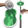 Mop 360 com Cabo 35% + Robusto de 25mm + Dupla Bucha na Cesta Padrão Usa Marca Official Flexmop®Nº 1:V - 9