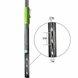 Mop 360 com Cabo 35% + Robusto de 25mm + Dupla Bucha na Cesta Padrão Usa Marca Official Flexmop®Nº 1:A - 5
