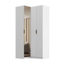 Ver imagem 6 de Guarda Roupa de Canto 3 Portas 1 Espelho Altezza Clean Belmax:branco