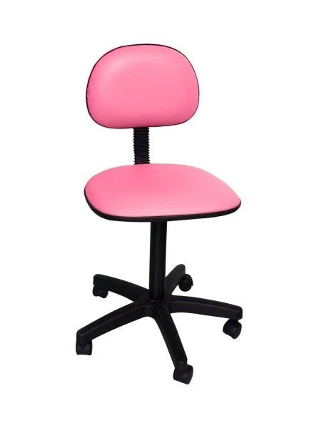 Cadeira de escritório presidente reclinável Kelter - Rosa - F04