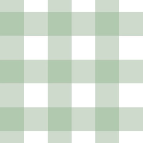 Papel de Parede Doce Estilo Xadrez Verde 81956