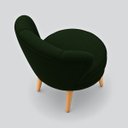 Ver imagem 6 de Jogo de Cadeira para Sala de Jantar Estofada Confortáveis com Pés de Madeira Moblan Decor