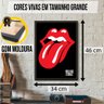 Decoração de Parede Quadro Premium Banda Rock Rollingstones - 5