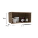 Ver imagem 2 de Armário de Geladeira P- Cozinha Maxxi G772 C- 1 Porta Basculante 60cm Canela - Kappesberg