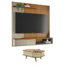 Ver imagem 4 de Conjunto Aurora Opala para TV 65" 160,5cm MDP com Portas Cumaru-Opala Madetec Móveis