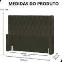 Ver imagem 6 de Cabeceira de Cama Box Estofada 140 Cm Casal Emma Suede