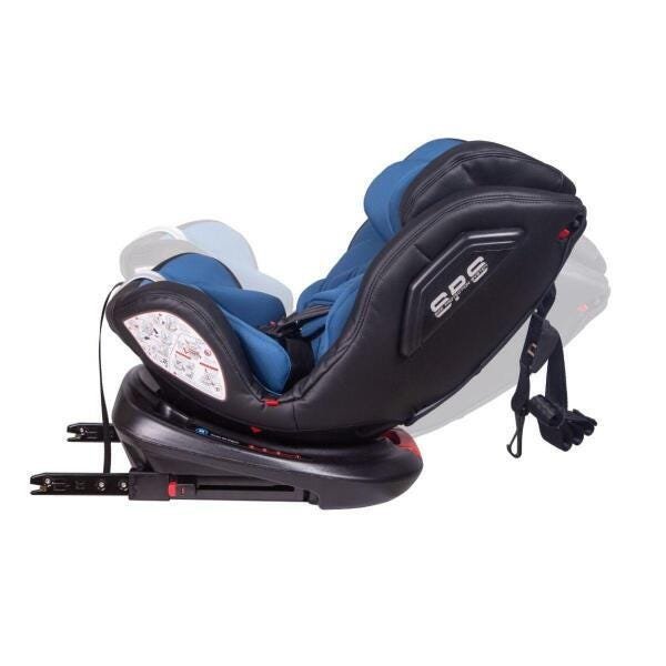 Cadeira Bebê Auto 0 À 36Kg Isofix 360º Baby Style Azul - 3
