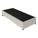 Ver imagem 1 de Base Box Solteiro Americano Alpha Linnus Corino Palha 96x203
