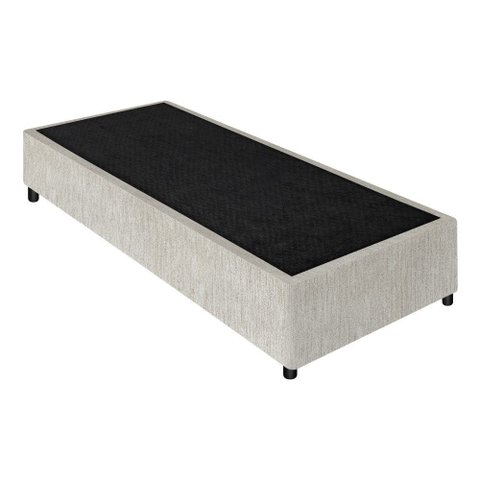 Base Box Solteiro Americano Alpha Linnus Corino Palha 96x203