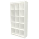 Ver imagem 1 de Estante Colmeia MDF Para Loja 15 Nichos Modelo Light 90x180x32 cm Comac