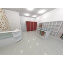 Ver imagem 4 de Estante Colmeia MDF Para Loja 15 Nichos Modelo Light 90x180x32 cm Comac